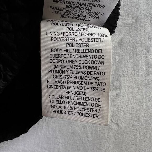 Nike Cascade Puffer Vest Women's Medium Black Goose Down Full Zip Athleisure - Picture 16 of 16